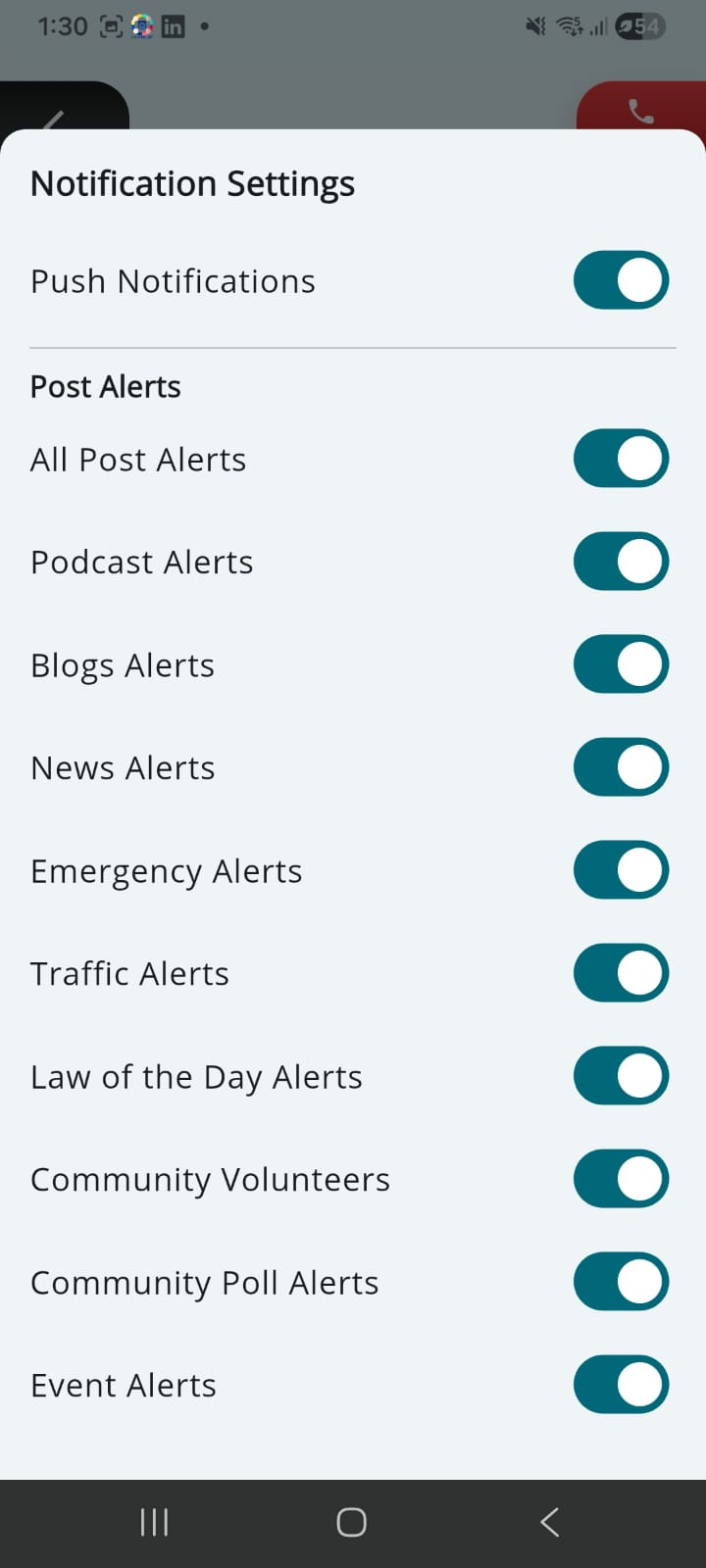 Community Alert Switches