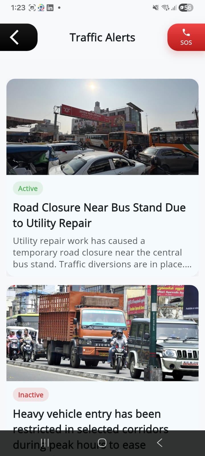 Traffic Updates